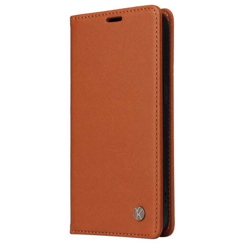 Flip Cover Oppo Reno 12 5G lederen stijl YIKATU