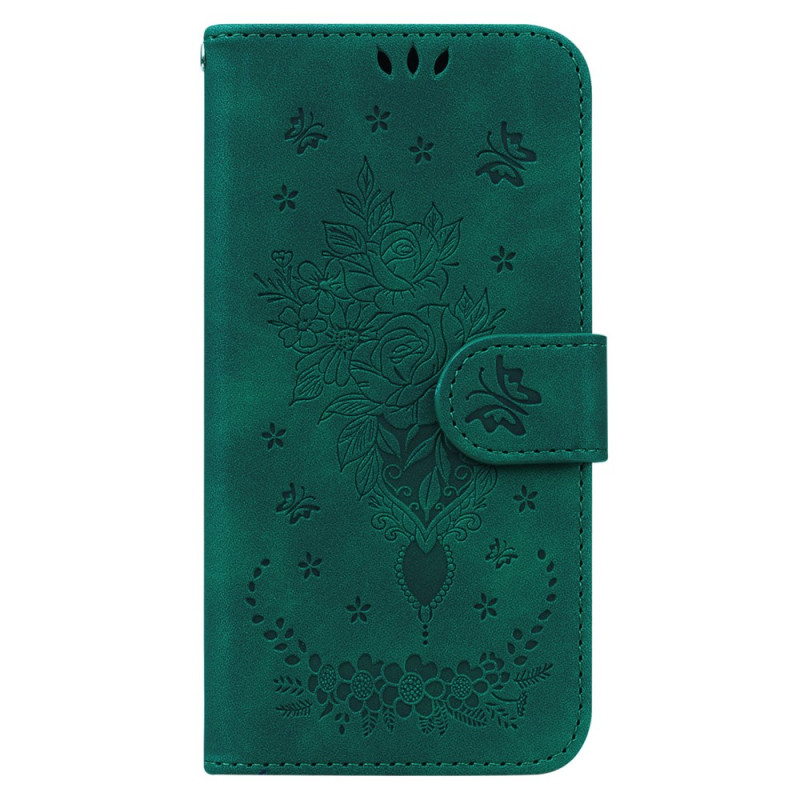 Hoesje Oppo Reno 12F 5G Vlinders en Bloemen patroon