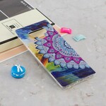 Samsung Galaxy Note 9 Hoesje Uil Mandala Fluorescerende