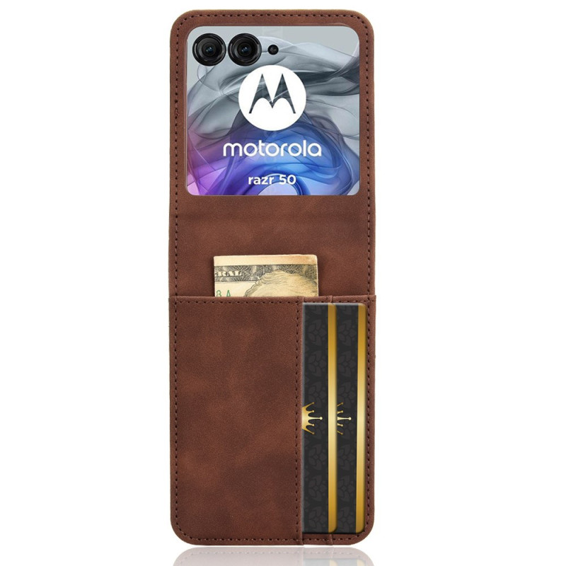 Omslag Motorola Razr 50 5G Kunstlederen Etui