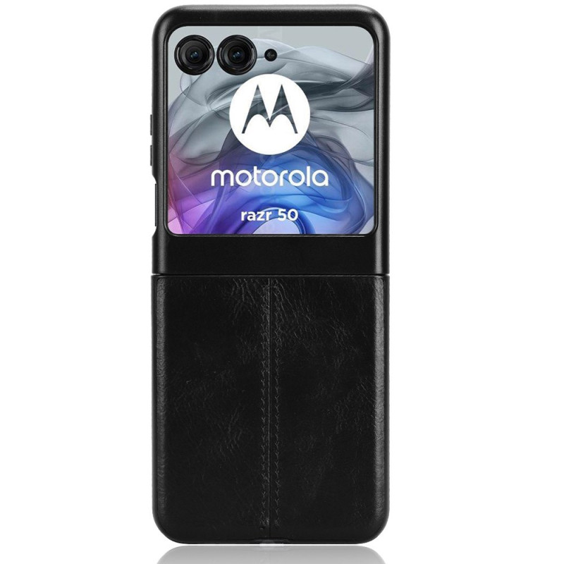 Hoes Motorola Razr 50 5G Simili Cuir Couture