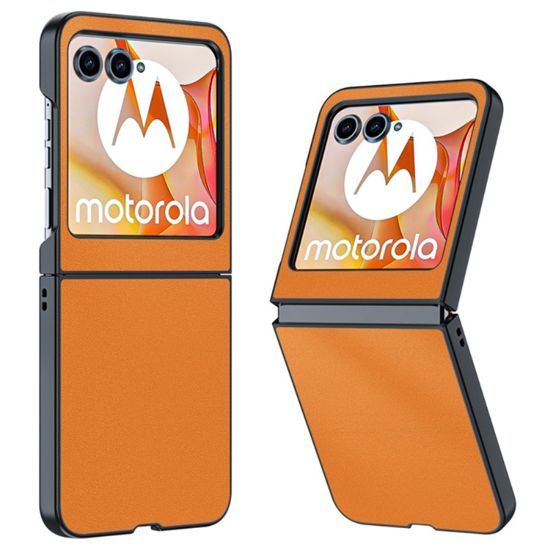 Beschermhoes Motorola Razr 50 5G Ultra-Dun Leder Effect