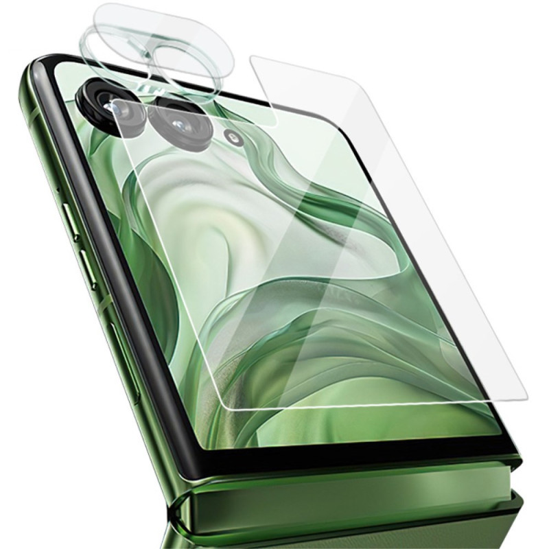 Beschermer van gehard glas voor scherm en camera Motorola Razr 50 Ultra / Razr Plus 2024