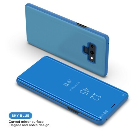 Bekijk Cover Samsung Galaxy Note 9 Spiegel en Simiii Leer