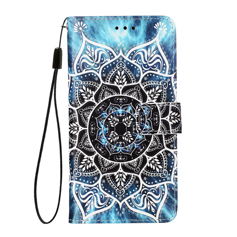 Hoesje Nothing Phone (2a) / Telefoon (2a) Plus Mandala Bloem met Riempje