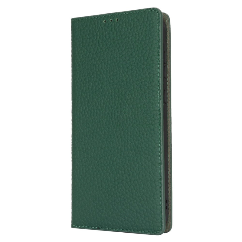 Flip Cover Samsung Galaxy S24 FE Leer Textuur Lychee