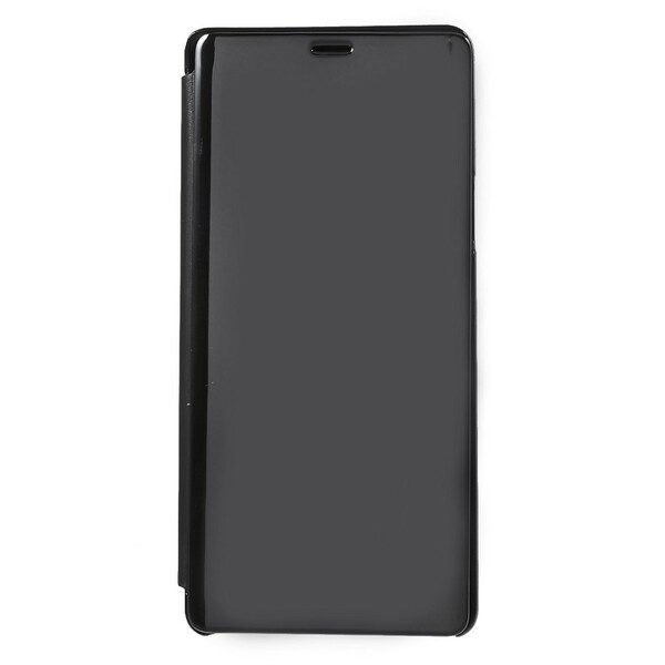 Bekijk cover Samsung Galaxy Note 9 Spiegel en leer effect