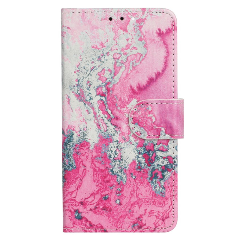 Samsung Galaxy S24 FE Etui Zeewater Roze Marmer