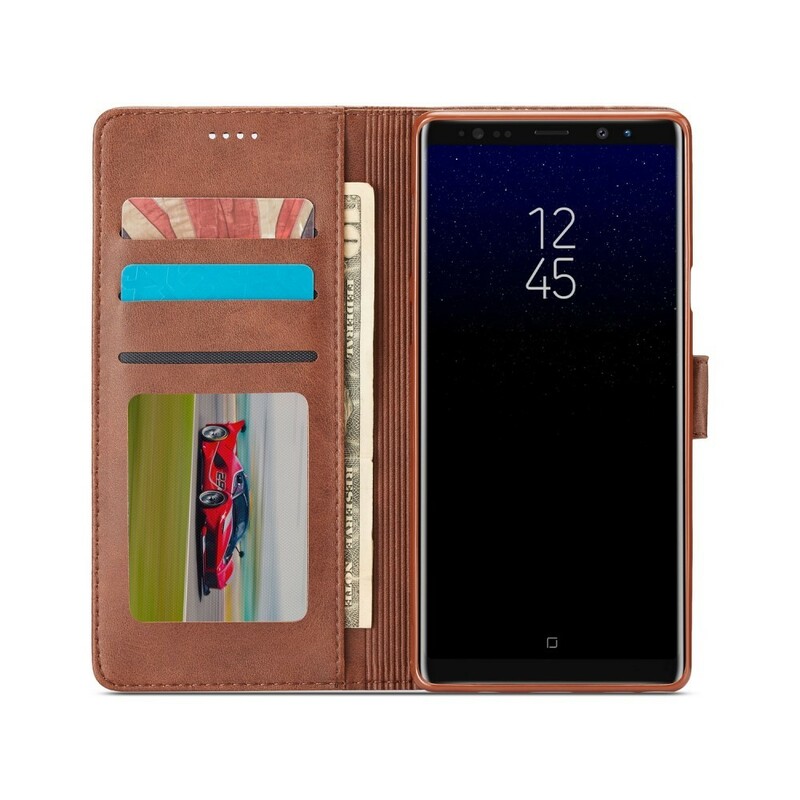 Samsung Galaxy Note 9 Case LC.IMEEKE Leder effect