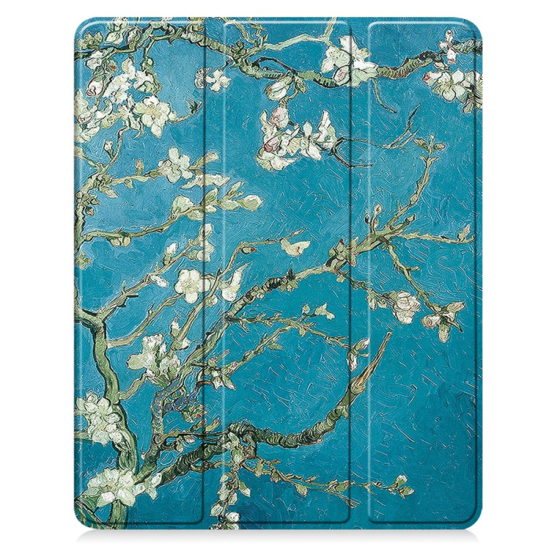 Smart Case iPad Air 13 (2024) Abrikoos Bloemen