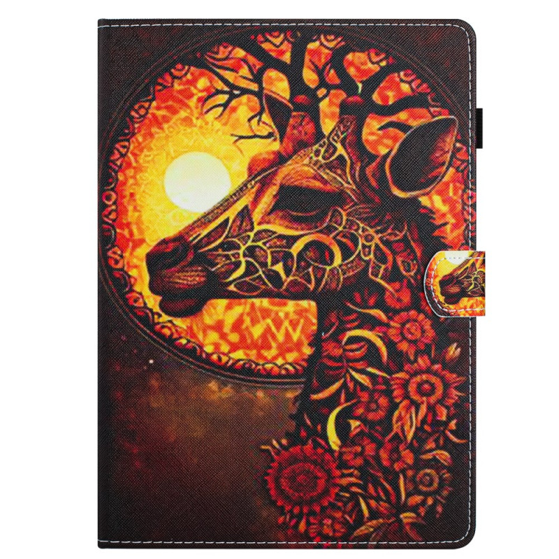 iPad Pro 11 (2024) Hoesje Floral Stag