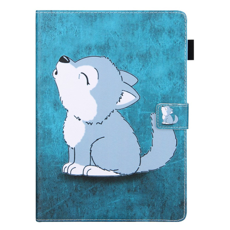 iPad Pro 11 (2024) Schattige Wolf Case