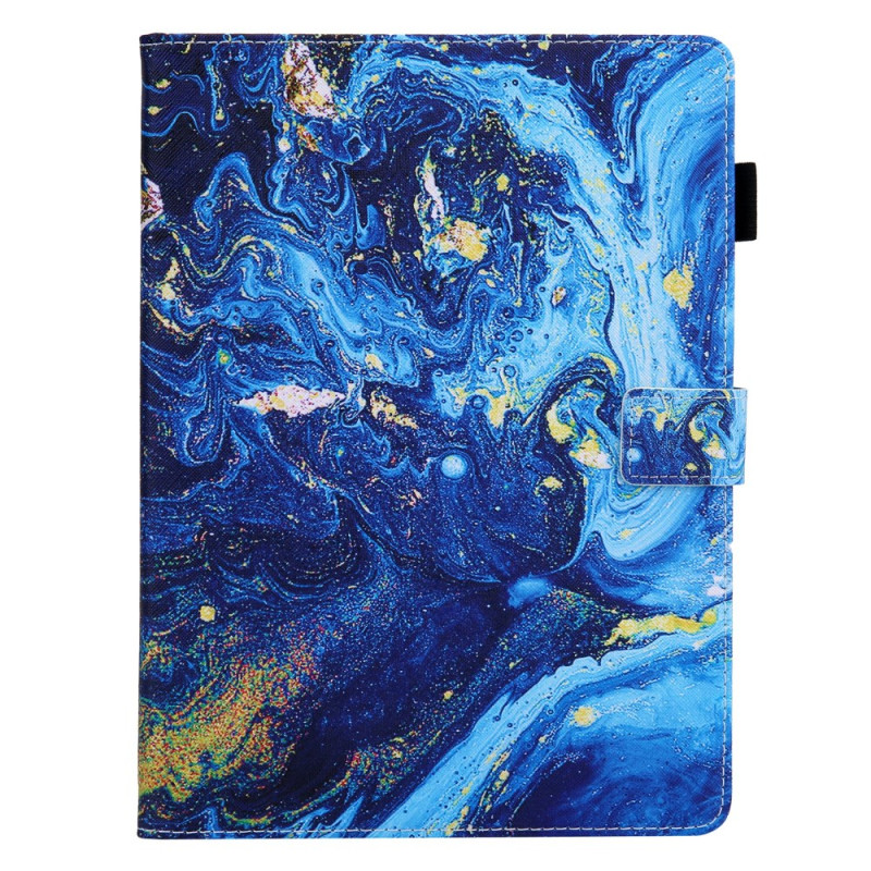 Hoes voor iPad Pro 11 (2024) Blauw en goud