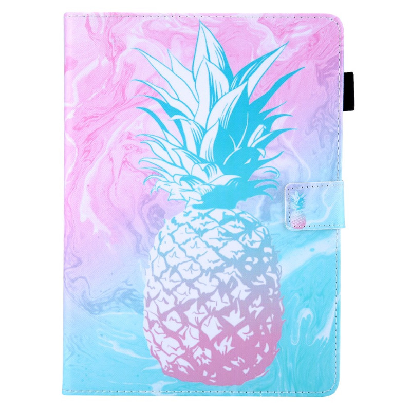 Hoesje iPad Pro 11 (2024) Ananas Blauw en Roze