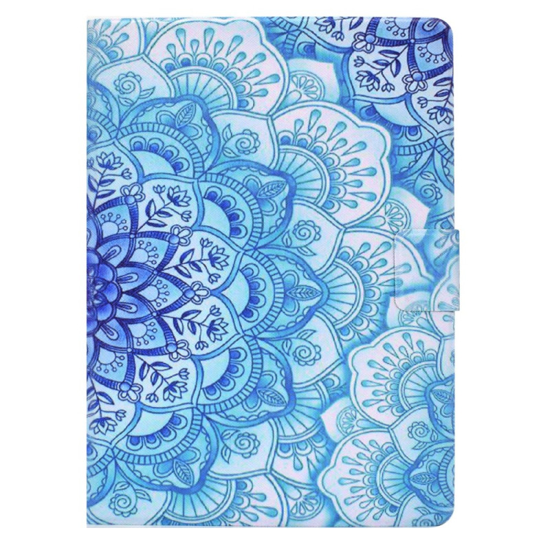 iPad Air 11 (2024)/Air (2022) (2020)/ Pro 11 Blauwe Mandala Bloem Hoesje