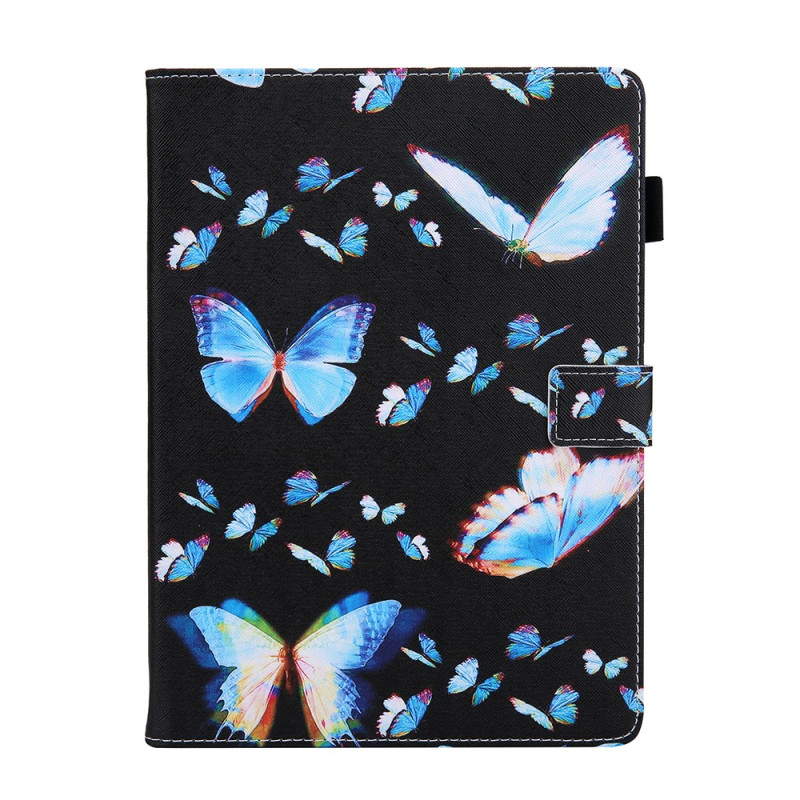 Hoesje voor iPad Air 11 (2024)/Air (2022) (2020)/ Pro 11 Kleine Blauwe Vlinders