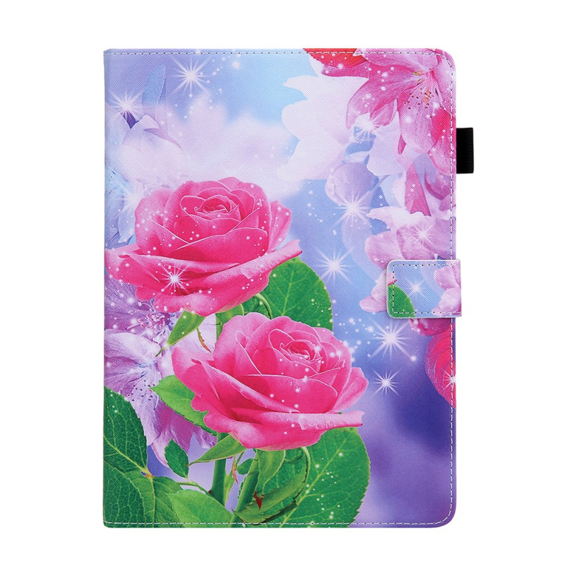 Hoesje iPad Air 11 (2024)/Air (2022) (2020)/ Pro 11 Rood Bloemen