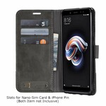 Xiaomi Redmi Note 5 Case Muxma stof en leer effect Xiaomi Redmi Note 5 Case Muxma stof en leer effect