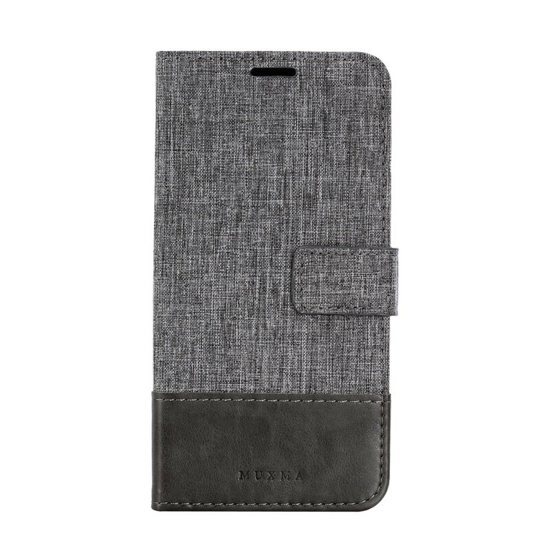 Xiaomi Redmi Note 5 Case Muxma stof en leer effect Xiaomi Redmi Note 5 Case Muxma stof en leer effect