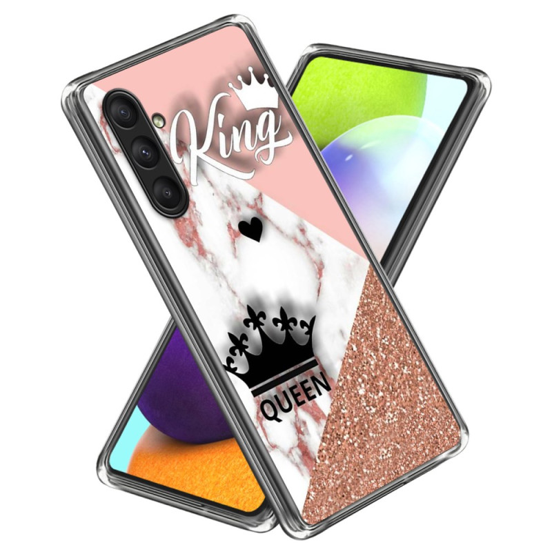 Samsung Galaxy A24 4G Hoesje Marmer Glitter