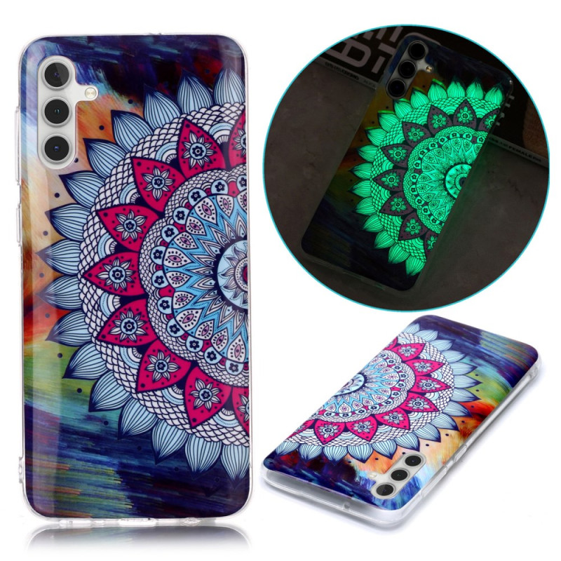 Samsung Galaxy A24 4G Lichtgevend Mandala Hoesje