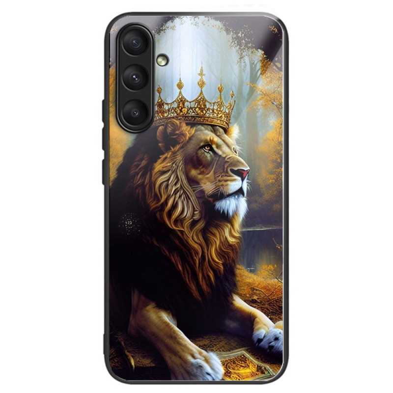 Samsung Galaxy A24 4G getemperd glazen Lion King hoesje