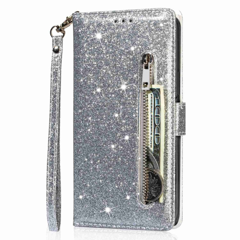 Samsung Galaxy A24 4G Glitter Strap Hoesje