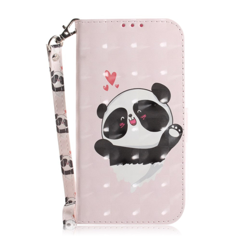 Nokia Etui C32 Panda Love met Koord
