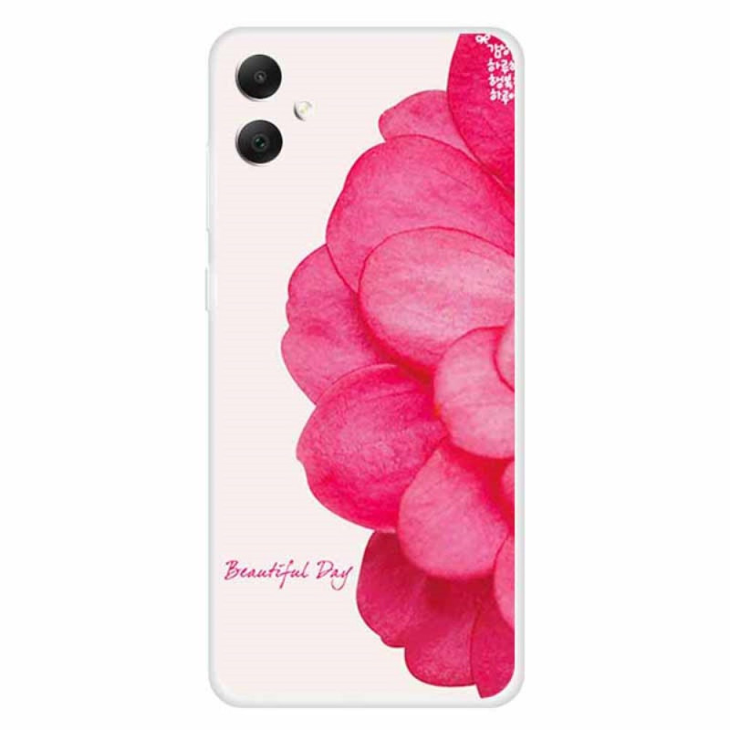 Samsung Galaxy A05 Roze Bloem Hoesje