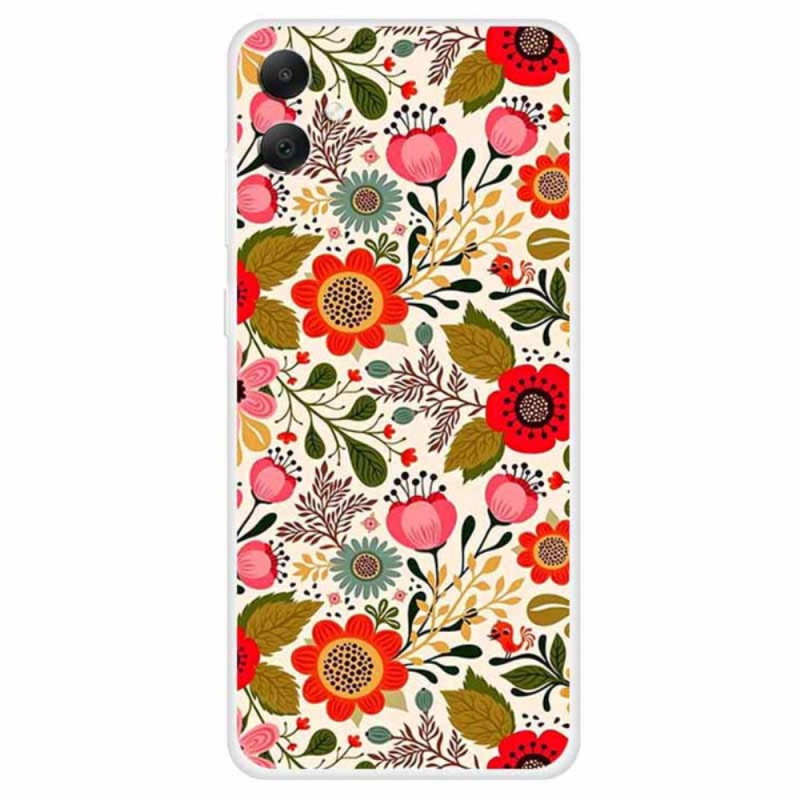 Samsung Galaxy A05 Hoesje Gekleurde Bloemen