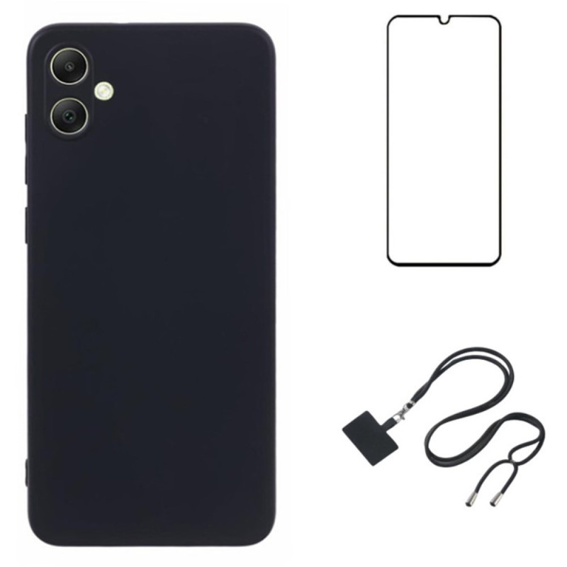 Samsung Galaxy A05 Case Screen Protector en Lanyard WANLONFENG