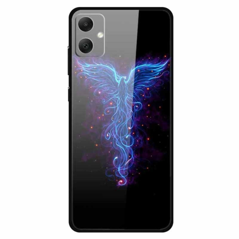 Samsung Galaxy A05 Gehard Glas Cover Phoenix Blauw