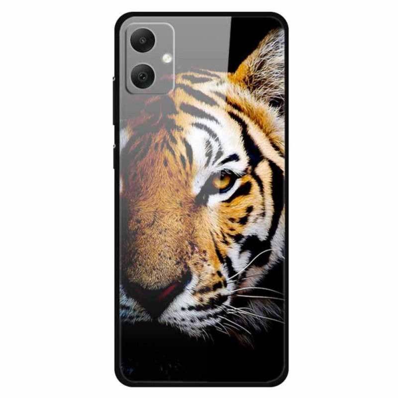 Samsung Galaxy A05 Tiger Gehard Glas Hoesje