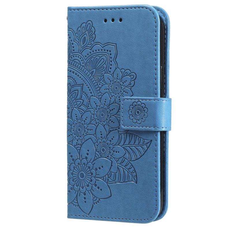 Samsung Galaxy hoesje A05 met bloemenpatroon en bandje