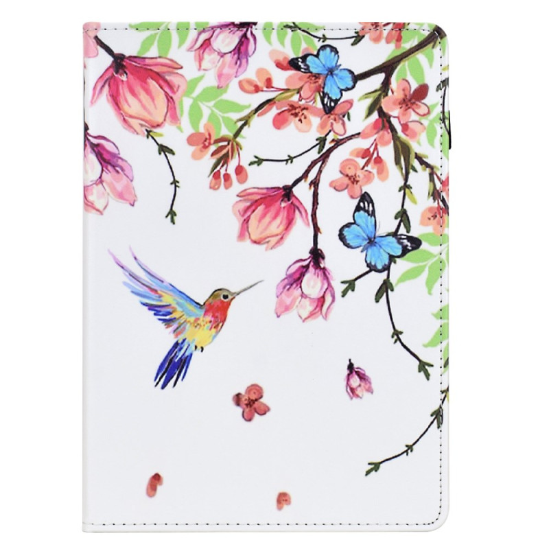 Hoesje iPad 10,2" (2020) / (2019) / iPad Air 10,5" (2019) / iPad Pro 10,5 inch (2017) Bloemen en vogels