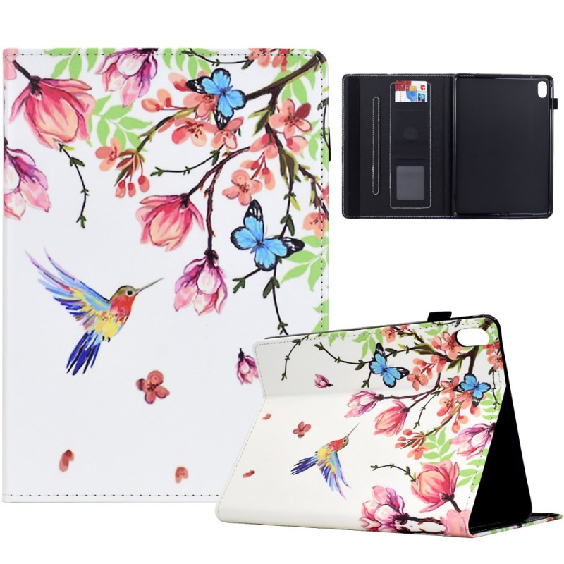 Hoesje voor iPad 10.9 (2022) Bloemen- en Vogeldesign