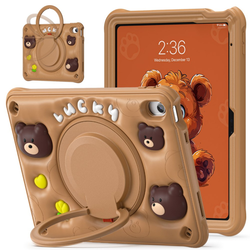 iPad Cover 10.9 (2022) Kinder Teddybeer Ring Standaard