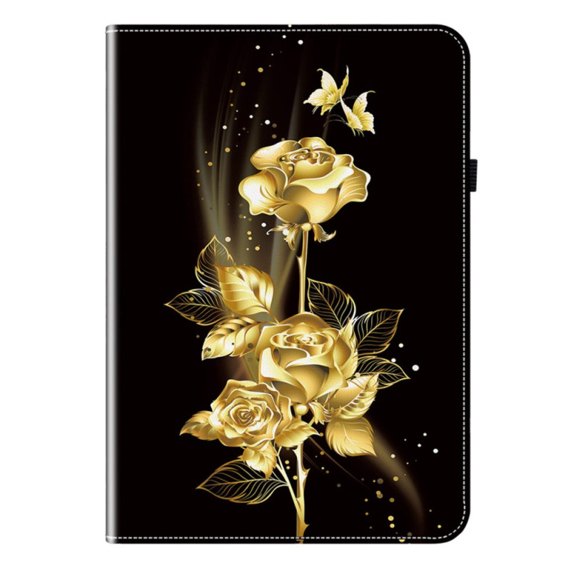 Xiaomi Redmi Pad SE 8.7 4G Goud en Roze Vlinder Hoesje