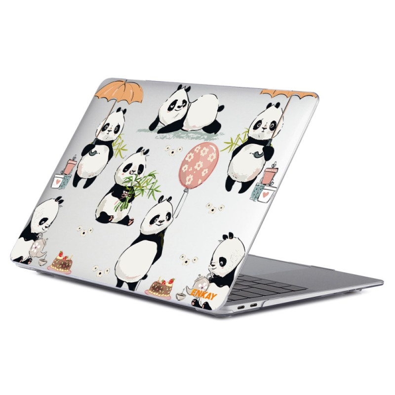 MacBook Pro 16" (2019) Etui Panda's patroon