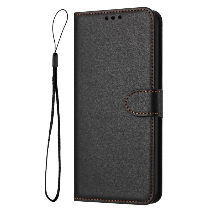 Xiaomi Redmi 13 4G / 13 5G Lederen hoesje met riem