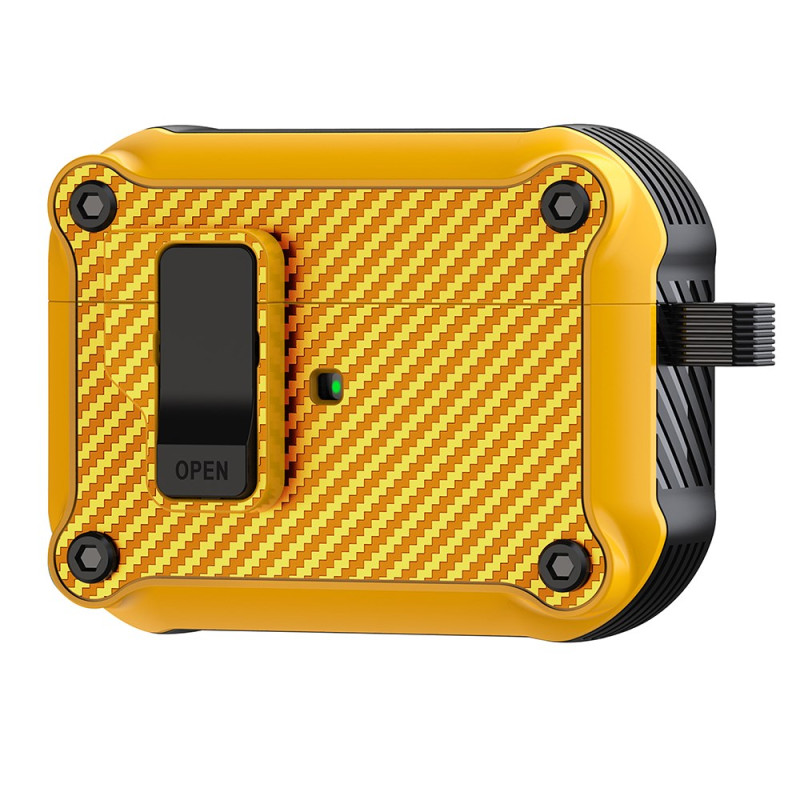 AirPods Pro 2 Silicone hoesje met koolstofvezelstructuur