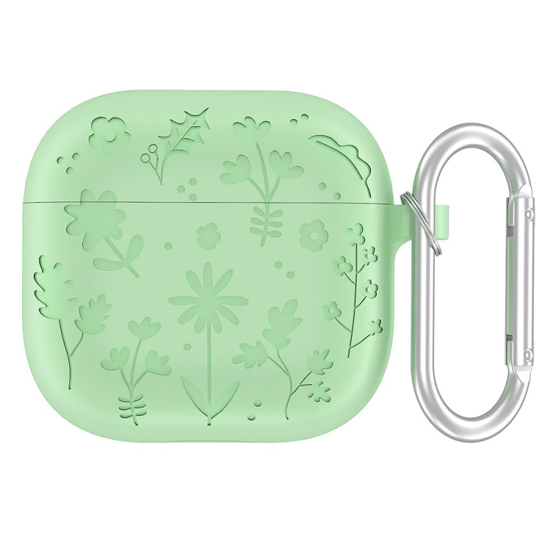 AirPods 3 etui met bloemen- en karabijnhaakdesign