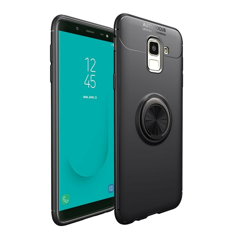 Samsung Galaxy J6 Hoesje Roterende Ring