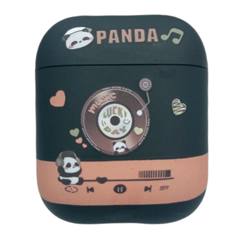 AirPods 2/1 hoesje met oplaadetui voor Panda