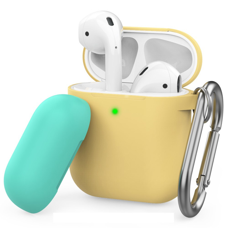 AirPods 2 / 1 tweekleurig flexibel AHASTYLE-etui