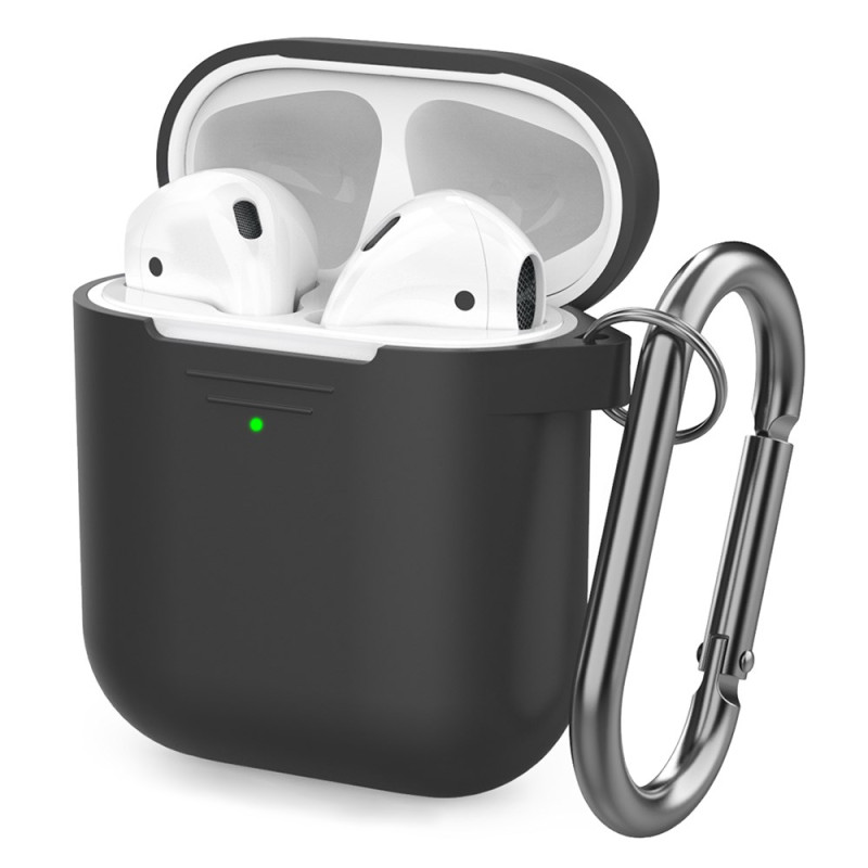 AirPods 2 / 1 Classic etui met karabijnhaak