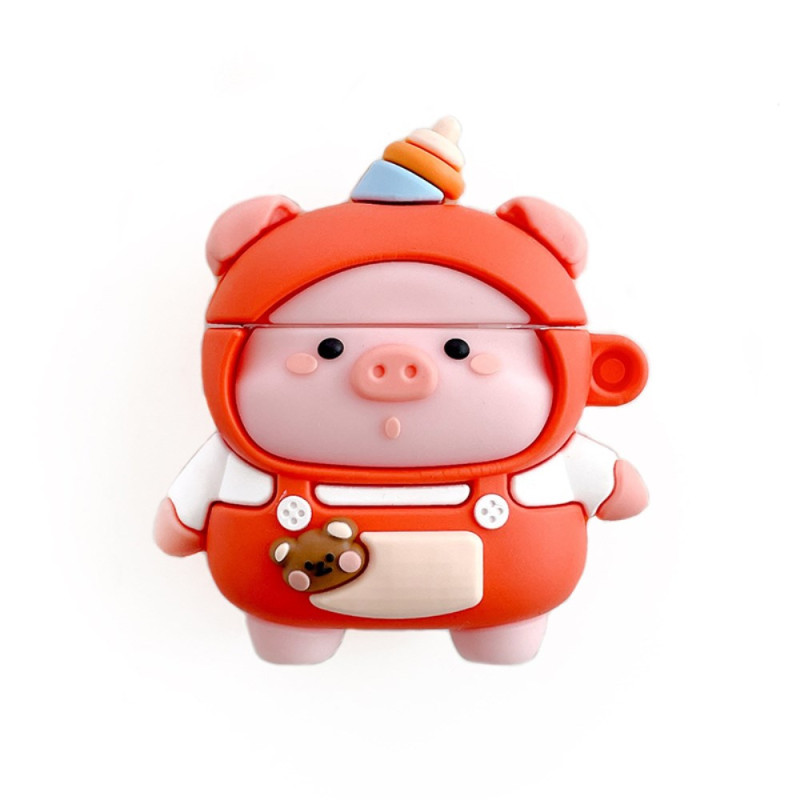 AirPods 2 / 1 Pig Cover in Rood