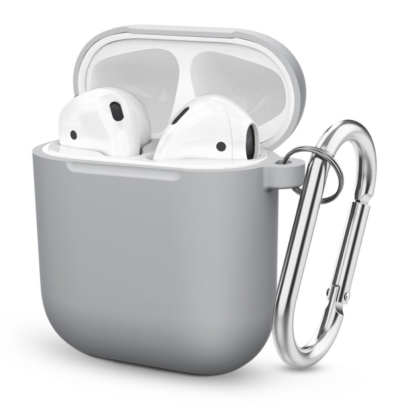 Apple AirPods verdikt silicone hoesje met karabijnhaak