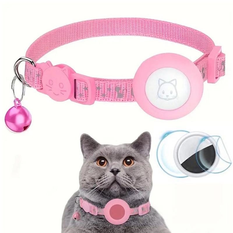 Kattenhalsband voor AirTag Nylon