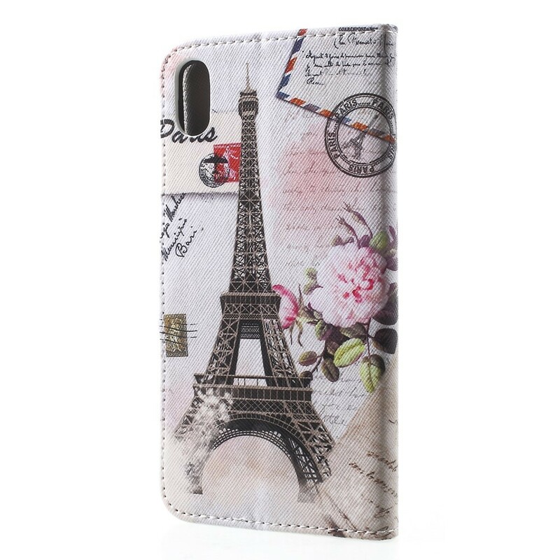 iPhone XR Retro Eiffeltoren Hoesje